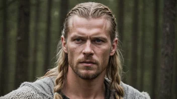 Et portrett av en skandinavisk mann med et selvbevisst og eventyrlystent uttrykk, som representerer navnet Hjalmar
