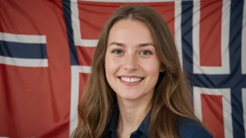 Et portrett av en kvinne med et vennlig uttrykk, som symboliserer det norske navnet Gerds.