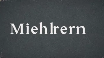 En person med etternavnet Mehren