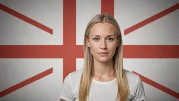 En illustrasjon av navnet Birthe med en lys-tema bakgrunn.