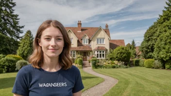 En person med etternavnet Wagners som står foran sitt vakre hjem.