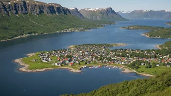 Et malerisk landskap i Norge.