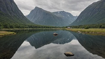 Et majestetisk fjell i Norge