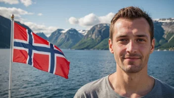 Et bilde av en person med etternavnet Klaveness, med en norsk bakgrunn eller flagg