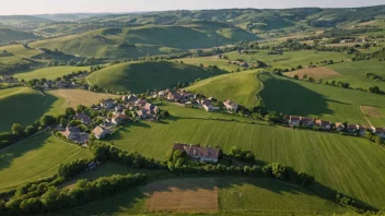 Et lite tettsted i sør-Norge