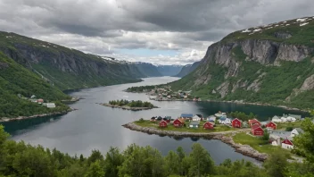 Et bilde av Kilvågen, som viser dens naturskjønnhet