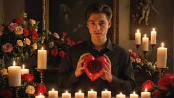 En person assosiert med kjærlighet og romantikk, typisk feiret på Valentinsdag