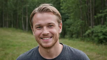 En person med navnet Villy, en norsk mann med et vennlig smil