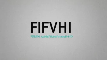 En dataskjerm med forkortelsen FFIVH.
