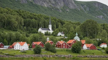 Et malerisk landskap i Norge.