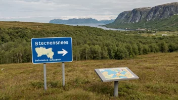 Et idyllisk norsk landskap med en hint av Steensnæs