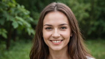 En kvinne med slavisk bakgrunn, muligens med russisk eller østeuropeisk utseende.