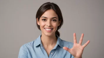 En person med et diskret smil på ansiktet, som indikerer at de gir etter eller går med på noe.