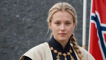 En person med etternavnet Engebretsen, som symboliserer det norske arvet.
