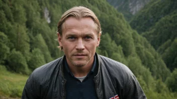 Et portrett av en norsk mann med en bestemt uttrykk, som representerer navnet Toralv