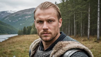 Et portrett av en mann med skandinavisk utseende, som representerer navnet Børge.