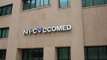 Logo eller bygning til det norske farmasøytiske selskapet Nycomed