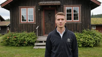 En person med etternavnet Lundgaard i en tradisjonell norsk setting