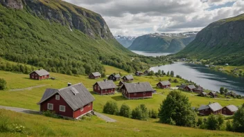 Et malerisk landskap av Hagas i Norge.