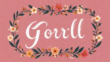 Et bilde som representerer kvinnenavnet Gøril.
