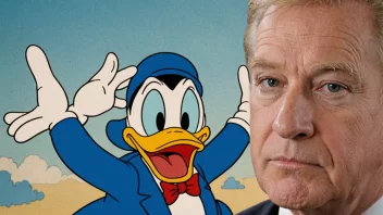 En mann med navnet Donald, med et vennlig smil og en hilsen til den berømte tegneseriefiguren.