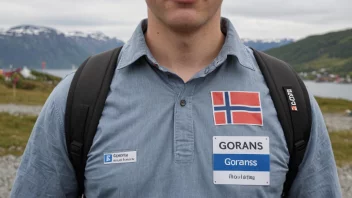 Et bilde av en person med navnet Gørans, som symboliserer det norske opphavet til navnet.