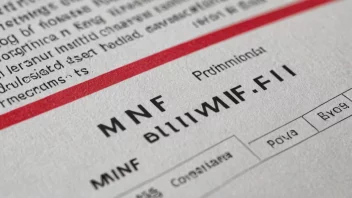 Et norsk dokument eller skjerm med forkortelsen MNIF fremhevet