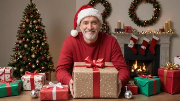 En person med navnet Claus, assosiert med jul og gavegivning.