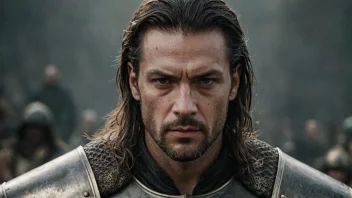 Et portrett av en mann med et bestemt uttrykk i ansiktet.