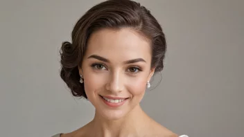 Et portrett av en kvinne med et varmt og invitende uttrykk, som representerer navnet Mariann.