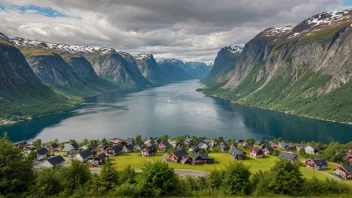 Et malerisk landskap i Norge.