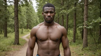 En person med en sterk og beskyttende tilstedeværelse.