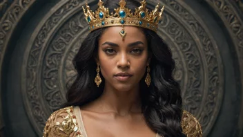 Et bilde av en mektig og elegant kvinne, som representerer navnet Rigmor.