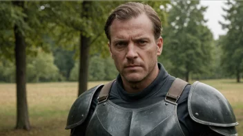 Et bilde av en mann med et selvbevisst og beskyttende vesen, som representerer navnet Helmer.