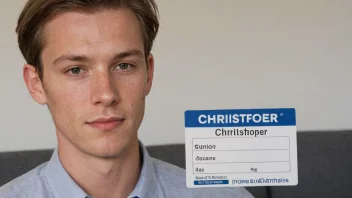 En person med navnet Christoffer, som representerer den skandinaviske kulturen.