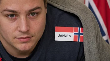 En person med navnet Jannes, som symboliserer det norske navnet.