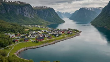 Et malerisk landskap i Norge.