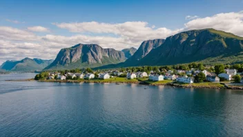 Et malerisk landskap i Norge.