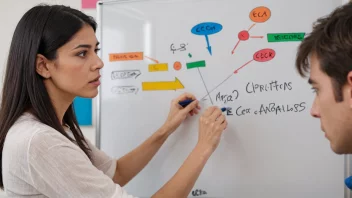 En person som prøver å tyde betydningen av forkortelsen CECA, med flere mulige tolkninger.