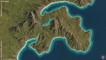 Et kart over Storekalvøy i Norge.