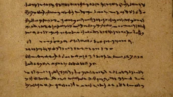 Et bilde av en gammel hebraisk tekst med navnet Joses fremhevet.