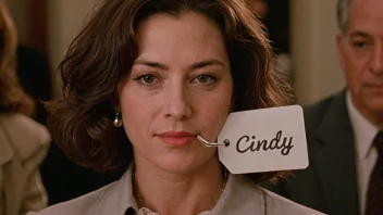 En kvinne med en navnelapp som sier Cindy, smiler og ser vennlig ut.