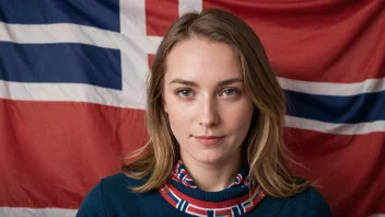 En person med etternavnet Molander, som representerer det norske arvet.