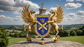 Et familievåpen med navnet Salisburys, som symboliserer navnets rike historie.