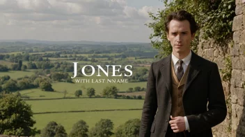 En person med etternavnet Jones
