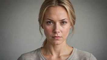 Et portrett av en kvinne som representerer navnet Bergliot, som formidler en følelse av suksess og lengsel.