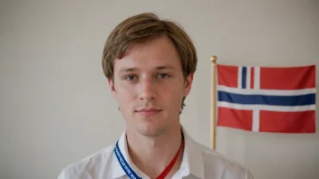 En person med navnet Hannes, som symboliserer det vanlige norske navnet