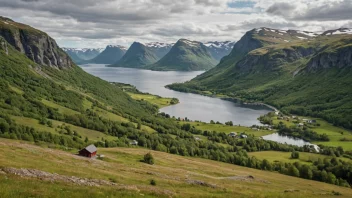 Et pittoreskt landskap av Tittelsnes, som viser dens naturskjønnhet.