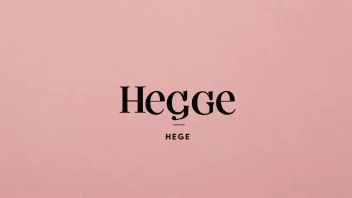 Et enkelt bilde med navnet Hege skrevet i fet skrift på en rosa bakgrunn