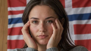 Et bilde som representerer begrepet Bragli, med en person i forgrunnen og en hint av norsk kultur i bakgrunnen.